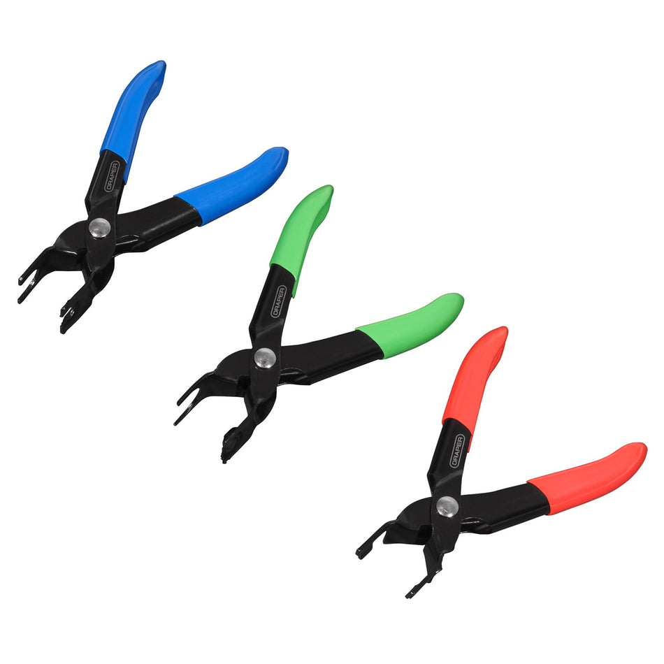 DRAPER 28625 Coolant and Fuel Pipe Pliers Set (3 Piece)