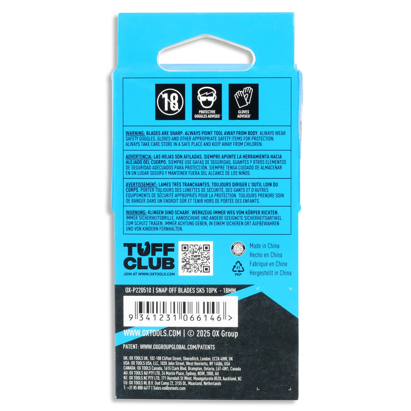 Snap Off Blades SK5 10pk - 18mm