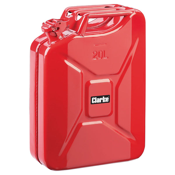 Clarke 7650215 UN20LR 20 Litre Fuel Can (Red)