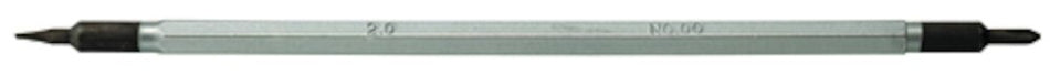 Teng Tools 2912512 Screwdriver Double Ended Blade 2mm Flat x PH00