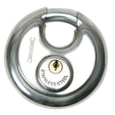 Silverline 292707 Stainless Steel Disc Padlock