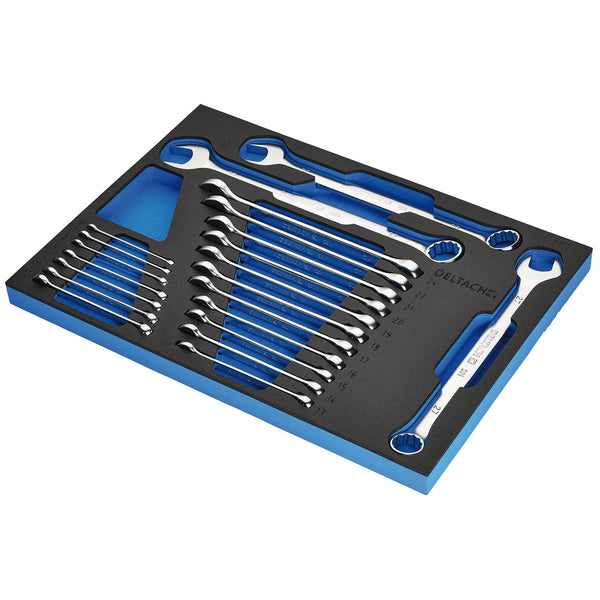 BUNKERå¨ 29450 Open End Spanner Set in EVA Foam Inlay (21 Piece)