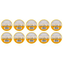 DRAPER 29502 Yellow PVC Electrical Insulation Tape, 19mm x 33m (Pack of 10)