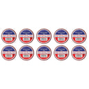 DRAPER 29507 Brown PVC Electrical Insulation Tape, 19mm x 20m (Pack of 10)