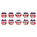 DRAPER 29530 Red PVC Electrical Insulation Tape, 19mm x 20m (Pack of 10)