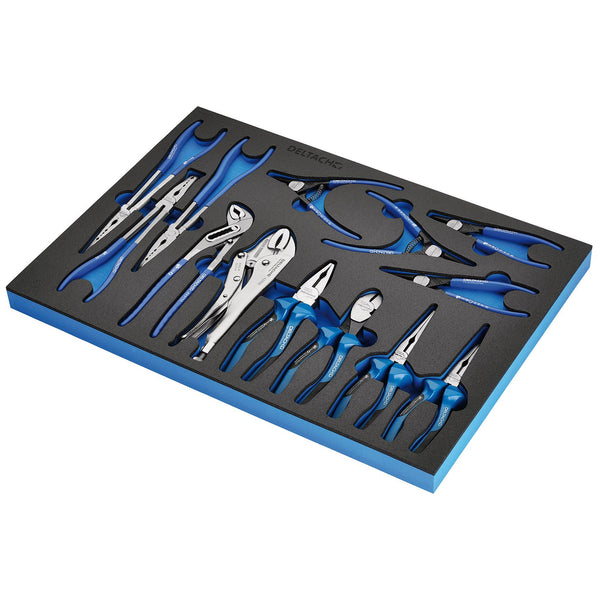 BUNKERå¨ 29582 Pliers Set in EVA Foam Inlay (13 Piece)