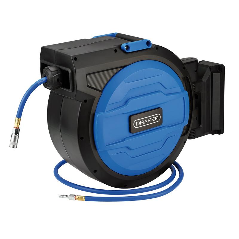 Draper 29676 Retractable Air Hose Reel, 30m, 10mm ID