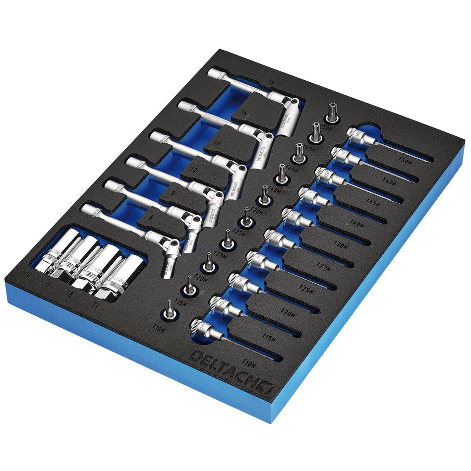 BUNKERå¨ 29713 Spark and Glow Plug Set in EVA Foam Inlay, 3/8" (20 Piece)