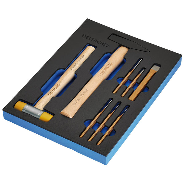BUNKERå¨ 29715 Hammer and Pin Punch Set in EVA Foam Inlay (8 Piece)
