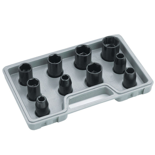 Clarke 3110875 CIS12/10 1/2" drive Metric Impact Socket Set