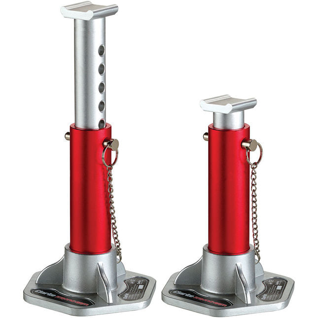 Clarke 7600035 CAX3TAB Pair of 3 Tonne Aluminium Axle Stands (1.5T per stand)