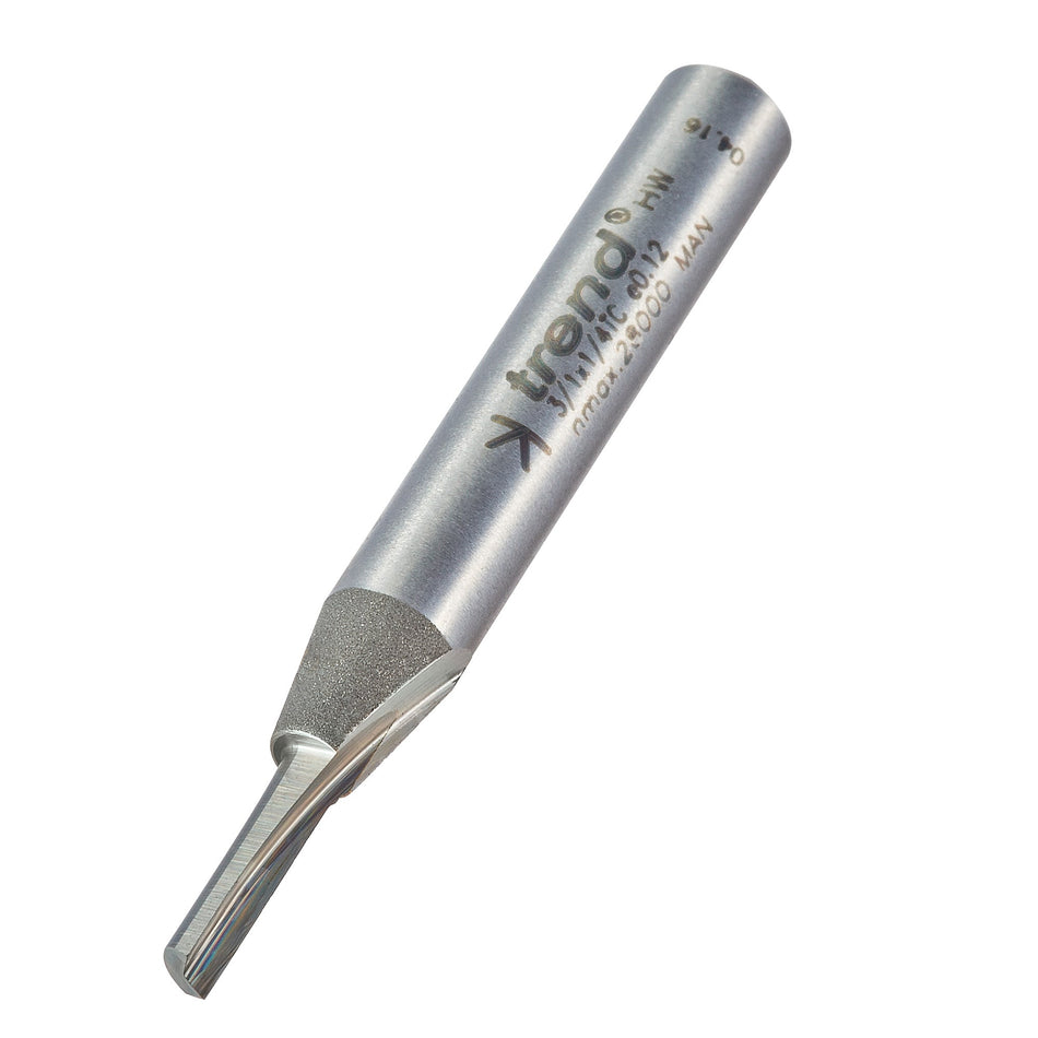 Trend Tools 2/15X1/4TC Single Flute Cutter 3Mm Diameter