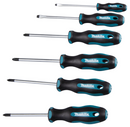 Makita E-10528 6pc Slotted, Phillips & Pozi Screwdriver Set