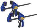 Irwin T518QCEL7 Quickgrip 450mm/18inch Medium Duty Bar Clamp Twin Pack
