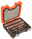 Bahco S800 1/4" and 1/2" Square Drive Spanner and Socket Set