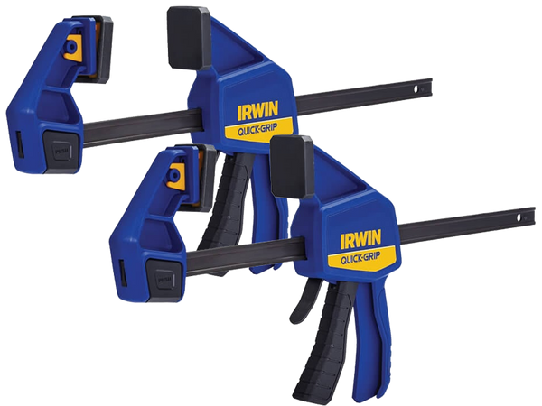 Irwin T512QCEL7 Quickgrip 300mm/12inch Medium Duty Bar Clamp Twin Pack