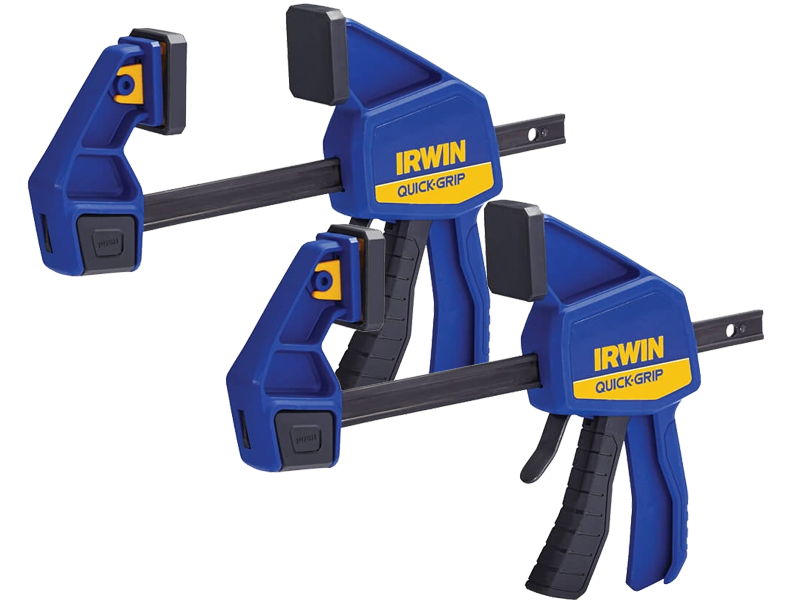 Irwin T506QCEL7 Quickgrip 150mm/6inch Medium Duty Bar Clamp Twin Pack