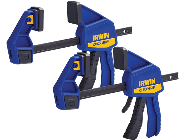 Irwin T506QCEL7 Quickgrip 150mm/6inch Medium Duty Bar Clamp Twin Pack