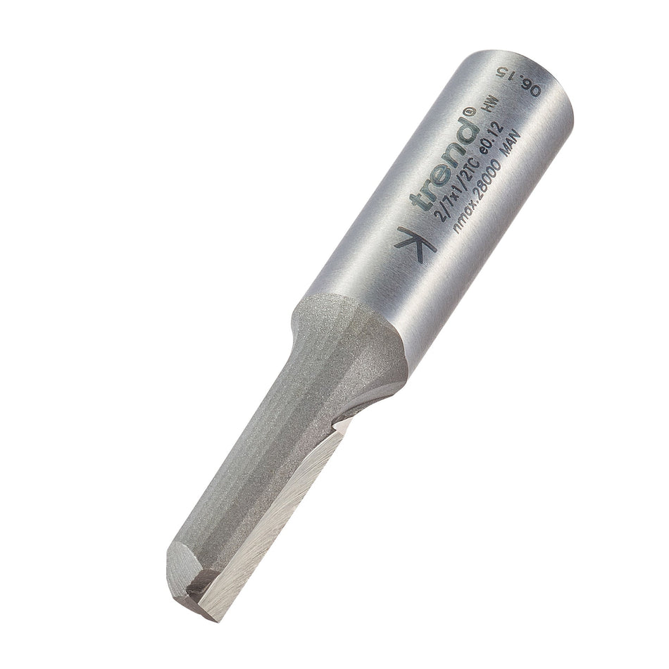 Trend Tools 2/7X1/2TC Single Flute Cutter 9.5Mm Diameter