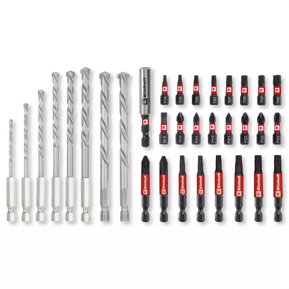 Einhell 49108753 M-CASE Box Set Bit+Dr 33pcs LS