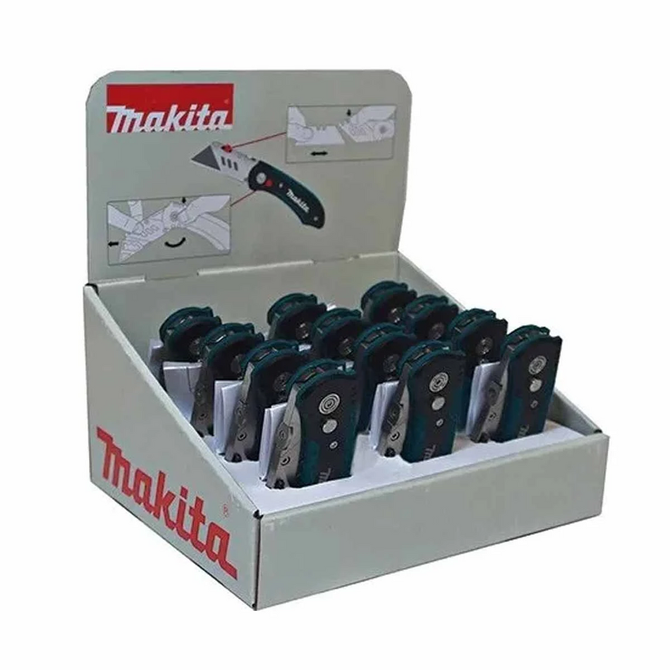 Makita E-11520 Quick-Change Folding Utility Knife Pack of 12