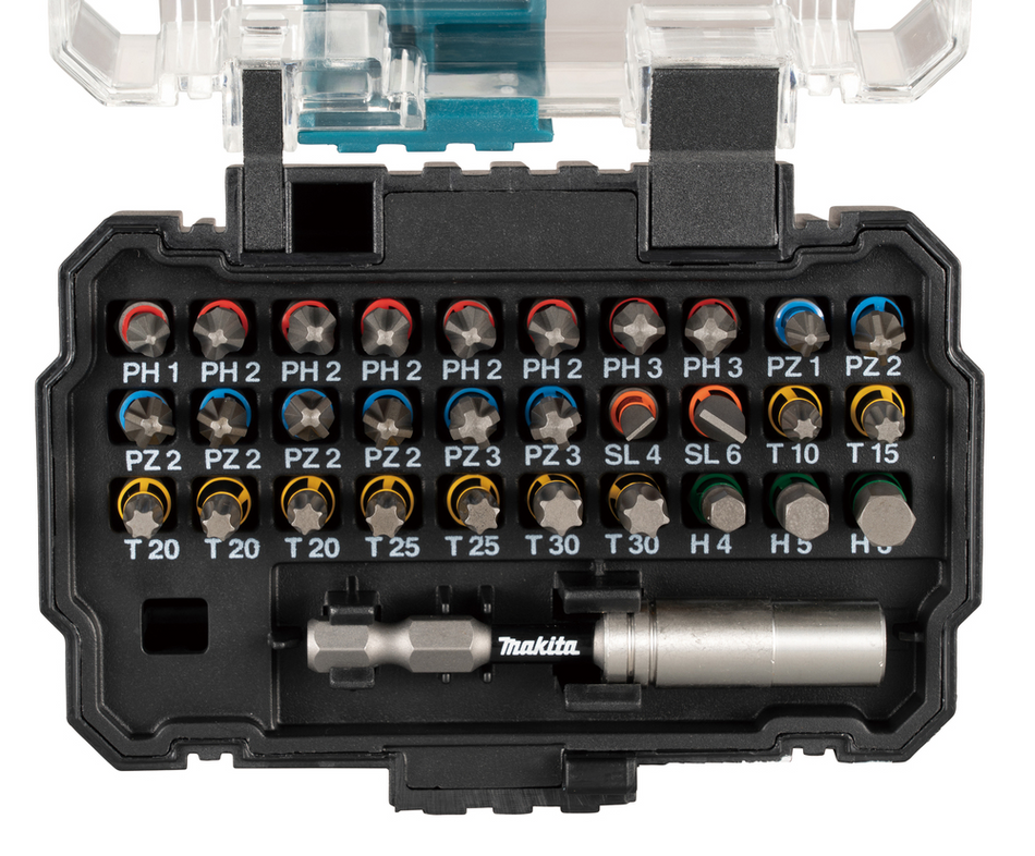 Makita E-13552 Torsion Screw Bit Set Impact Premier 31 pcs