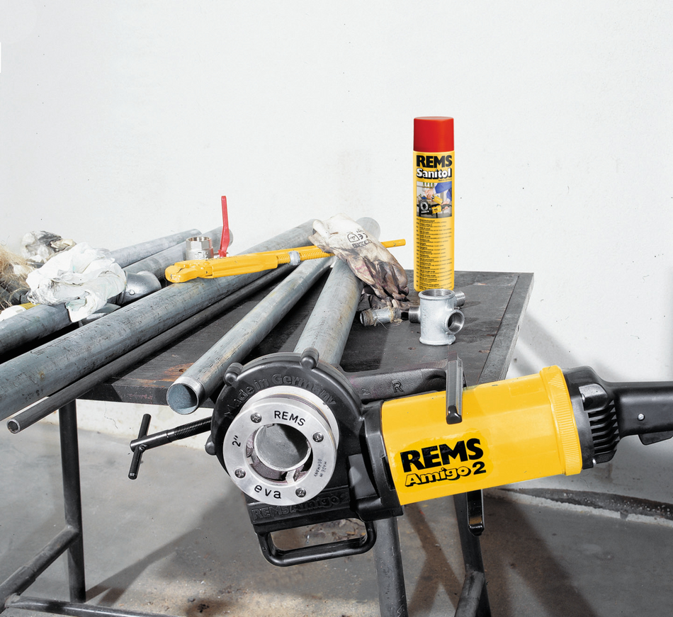 REMS 540020 Amigo 2 Pipe Threader 1/2" - 2" Set