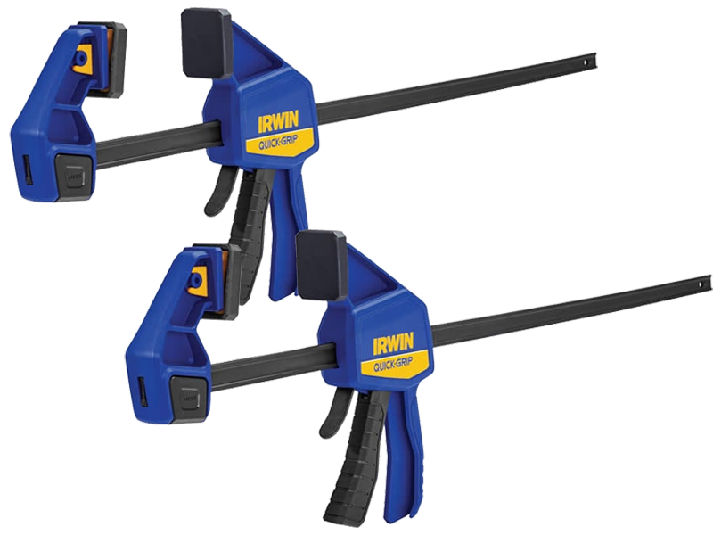 Irwin T524QCEL7 Quickgrip 600mm/24inch Medium Duty Bar Clamp Twin Pack