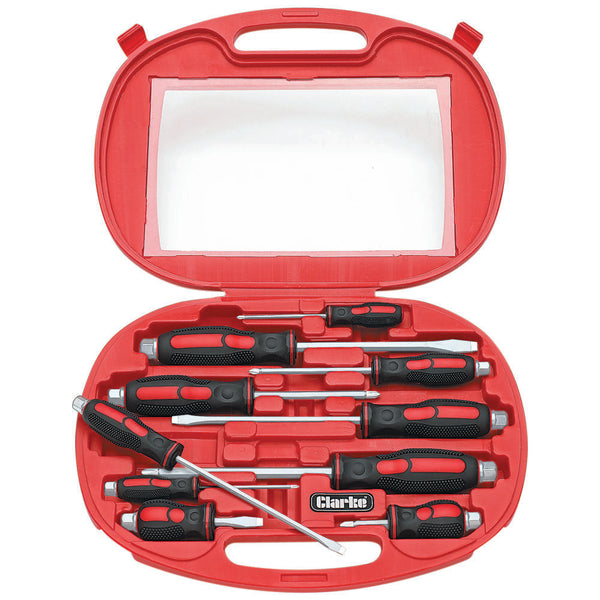 Clarke 1700522 PRO122 - 10 Piece Pro Screwdriver Set