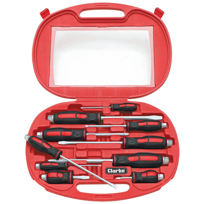 Clarke 1700522 PRO122 - 10 Piece Pro Screwdriver Set