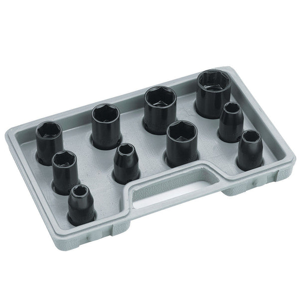 Clarke 3110875 CIS12/10 1/2" drive Metric Impact Socket Set
