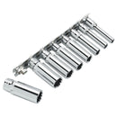Clarke 1700790 PRO384 8 Piece 1/4" Deep Multi Drive Socket Set Ð Metric
