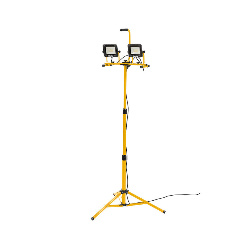Clarke 4003647 SMDT5400/1 LED Twin Work Light with Tripod (110V)