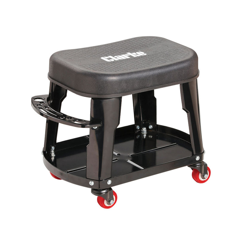 Clarke 7630143 CMSTRT Mechanics' Seat with Tool Rack