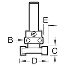 Trend Tools 30/6X1/4TC Undercut Router Cutter