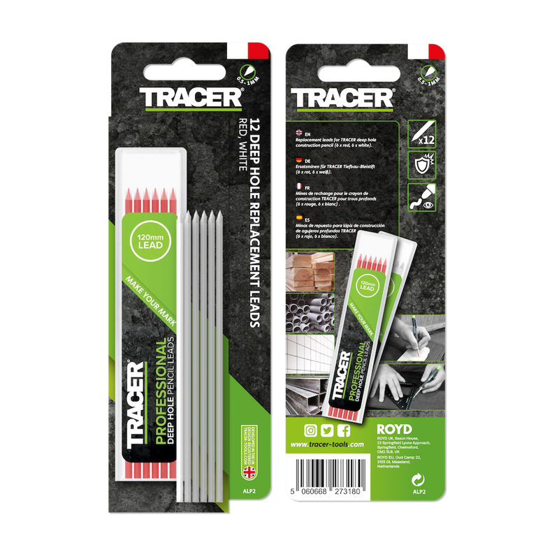 TRACER ALP2 12pc Alternative Lead Set - 6 Red Leads & 6 White Leads