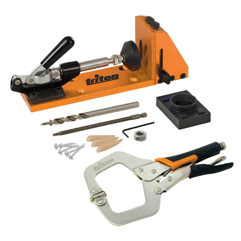 Triton 301392 Clamping Pocket-Hole Jig 8pce