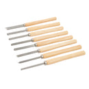 Silverline 303159 Wood Turning Chisel Set 8pce