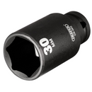 Draper 30870 Deep Impact Socket, 1/2" Sq. Dr., 30mm