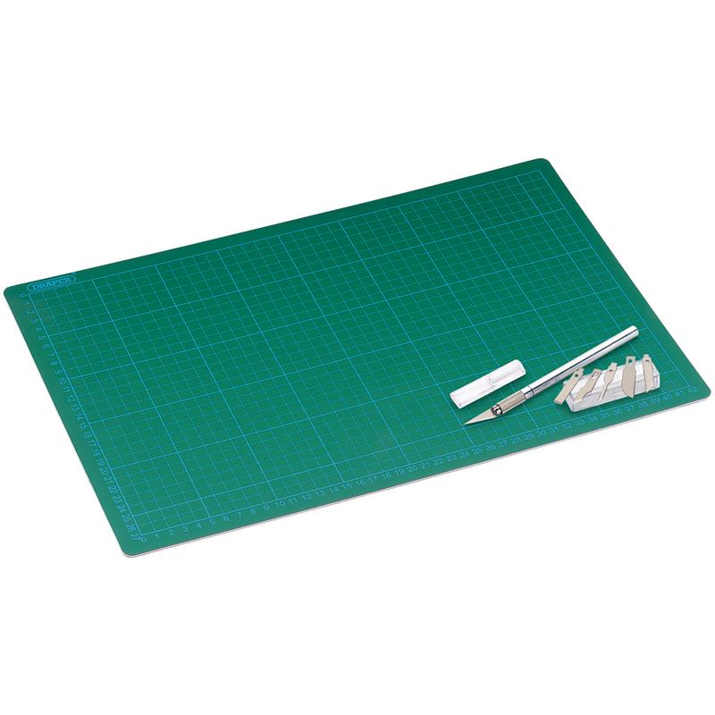 Draper 30882 Modellers Knife Set & Cutting Mat