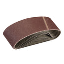 Silverline 308931 Sanding Belts 75 x 533mm 5pk