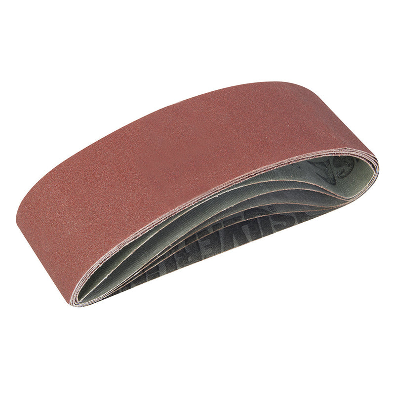 Silverline 310680 Sanding Belts 75 x 533mm 5pce