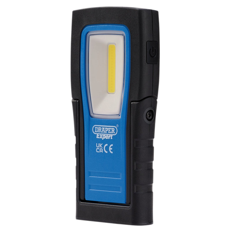 Draper Expert 31102 SMD/COB LED USB Rechargeable Ultra-Thin Inspection Light, 4W, 400 Lumens, USB-C Cable Supplied