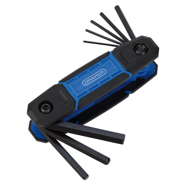 Draper 31124 Folding Hex Key Set (8 Piece)