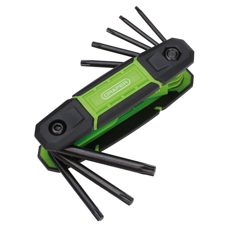 Draper 31256 Folding TX-STAR¨ Key Set (8 Piece)