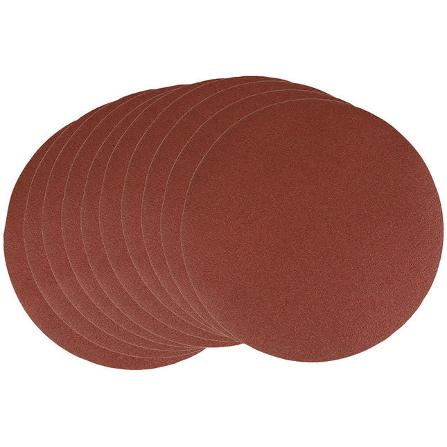 Clarke 3120191 50mm Dia 120 Grit Orbital Air Sander Replacement Discs (10 Pack)
