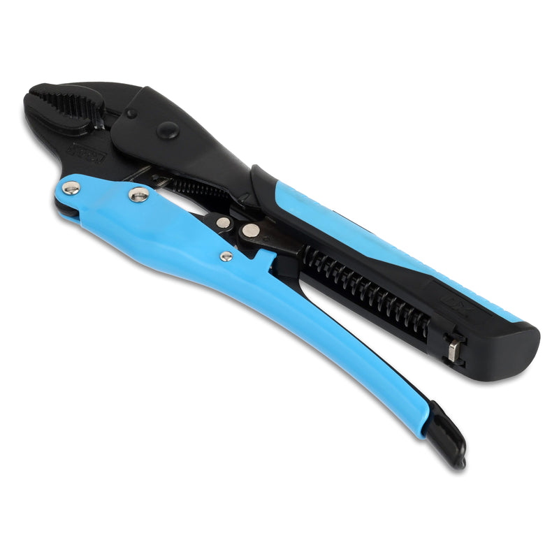 OX Hand Tools P327302 Auto Adjust 10-Inch Curve Jaw Pliers - Gripped