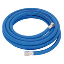 Draper 31727 High Visibility Hybrid Air Hose, 5m x 10mm, 1/4" BSP, Blue