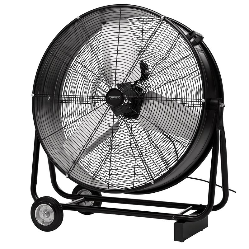 Draper 31852 230V Industrial Drum Fan, 30"/762mm, 300W