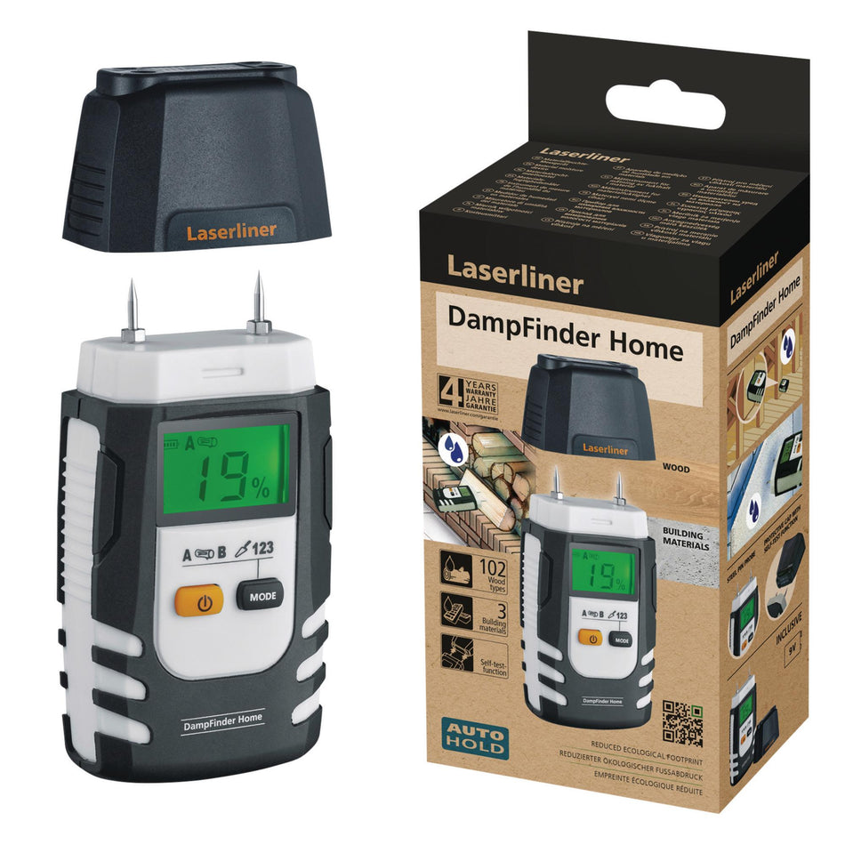 Laserliner 31904 082.013E DampFinder Home Material Moisture Measuring Device